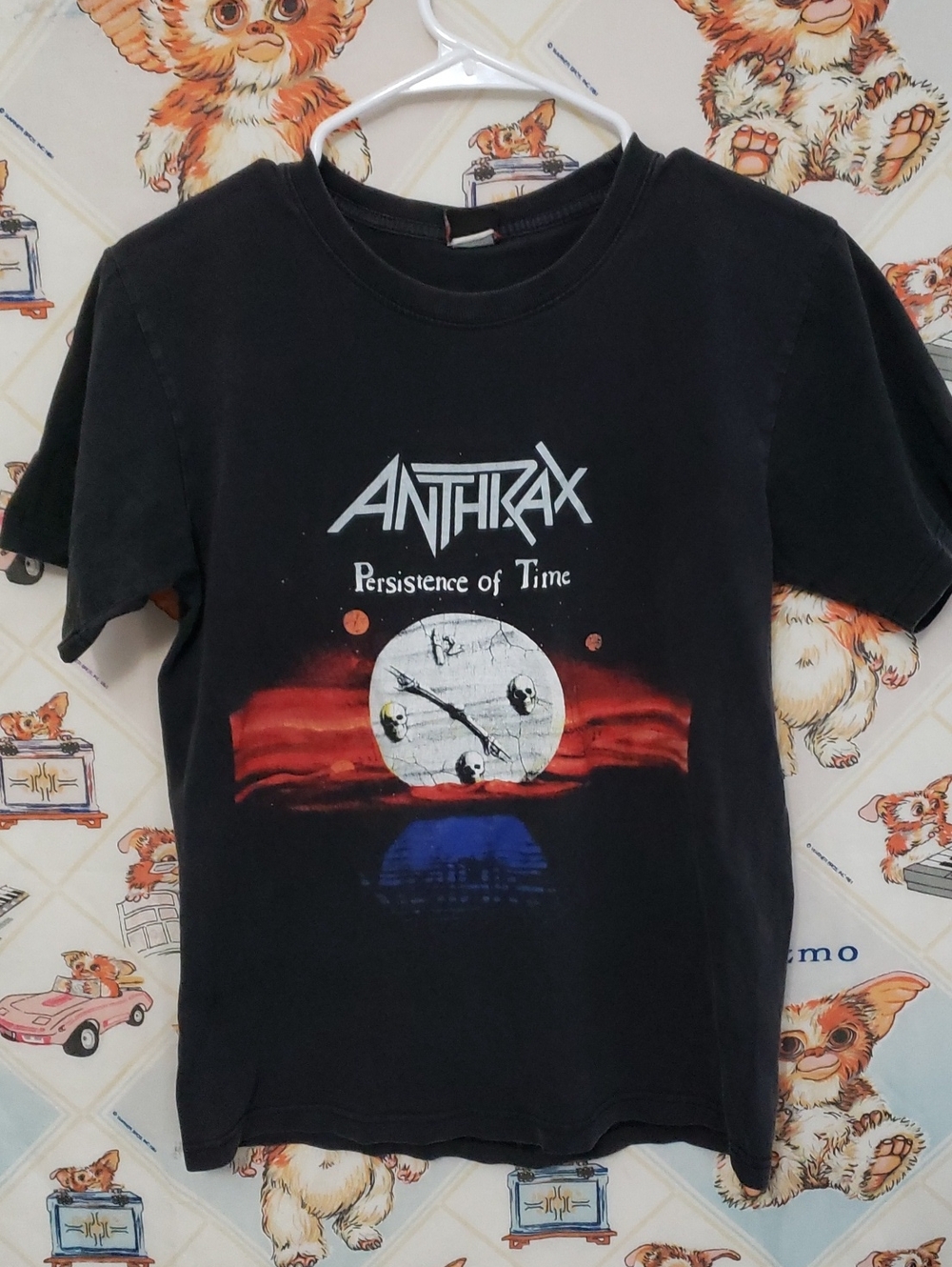 Vintage Anthrax Shirt Persistence Of Time Tour Measurements in Pictures
